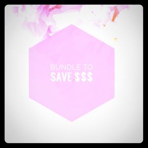 Bundle items and receive a discount!!